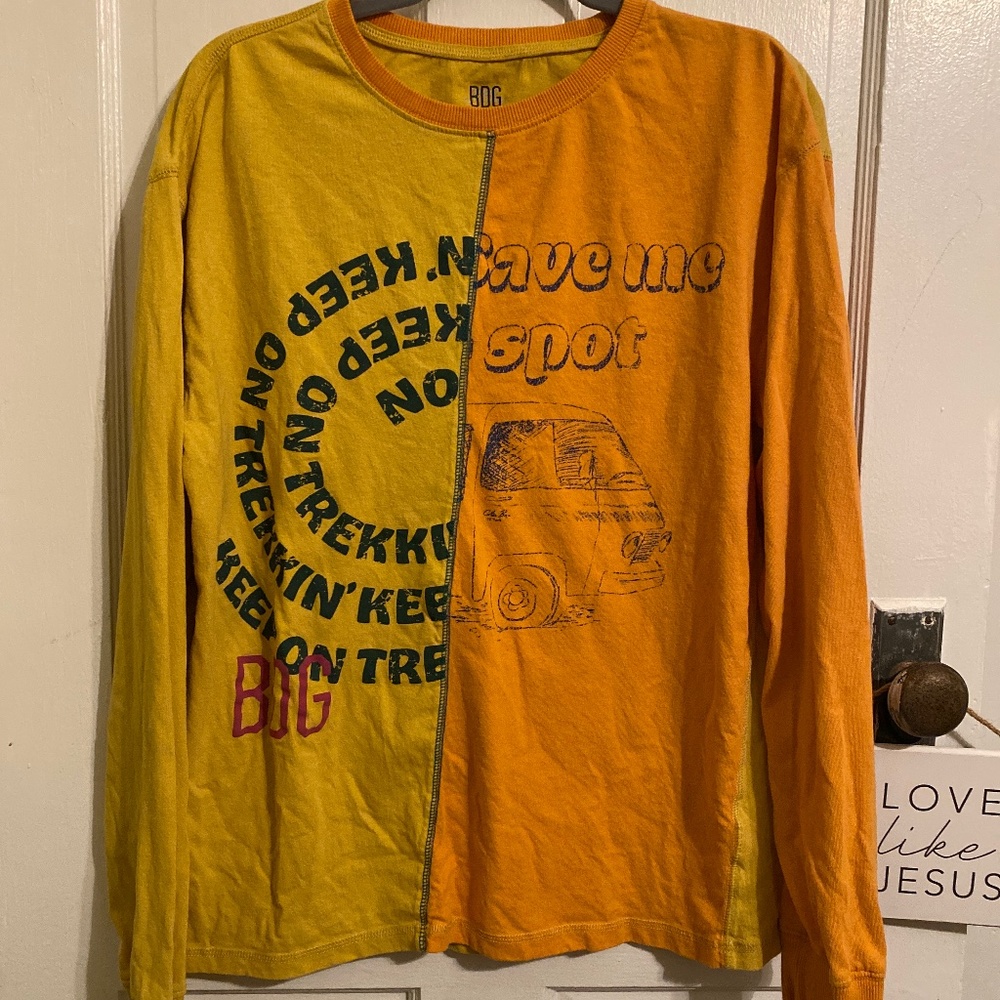 BDG Urban Outfitters Splice Long Sleeve (M) Unisex